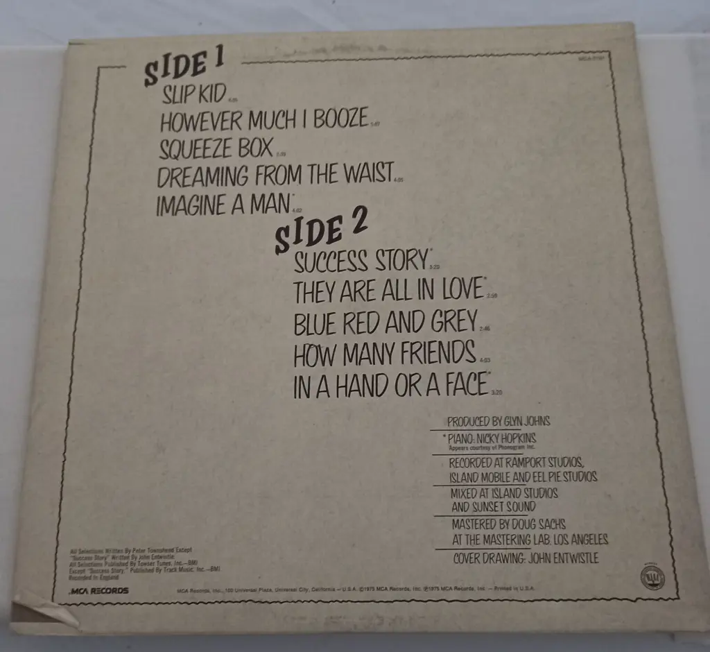 The Who, The Who By Numbers Image 1++